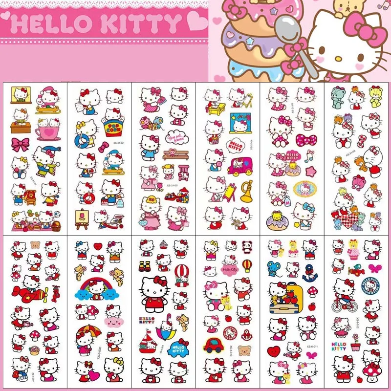 

60pcs/ лот Kawaii Sanrio кэт стикеры милые скрапбук DIY дневника декоративная уплотняющая этикетка альбом Stick Label