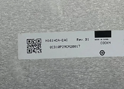 N161HCA-EAC 16.1'' Laptop LCD Screen Display Panel Matrix 1920×1080 EDP 30 Pins