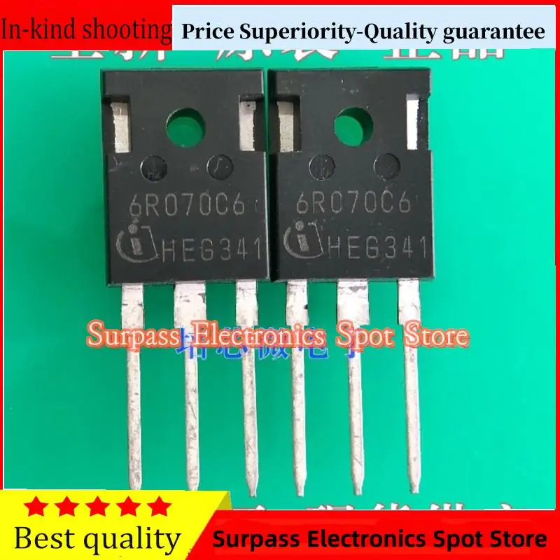 

10PCS-100PCS 6R070C6 IPW65R070C6 MOS TO247 53A/600V Price Superiority-Quality guarantee