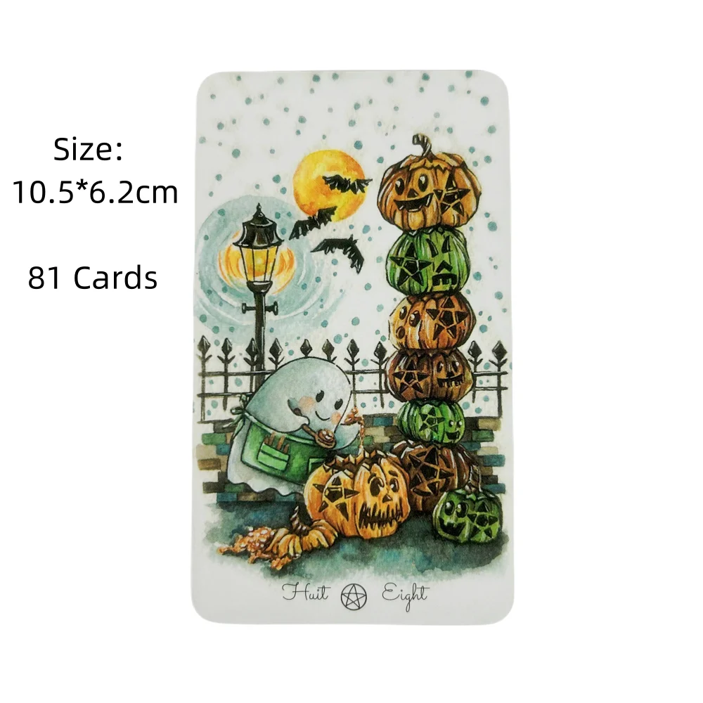 Ghost Tarot Cards A 81 Deck Oracle English Visions Divination Edition Borad Playing Games