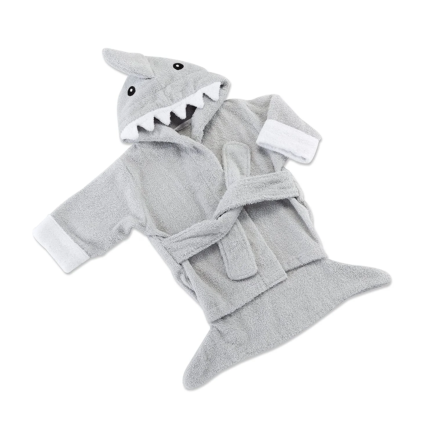 

100% cotton soft and absorbent and durable lovely animal shape baby hooded bathrobes and towel suitable for boy and girl