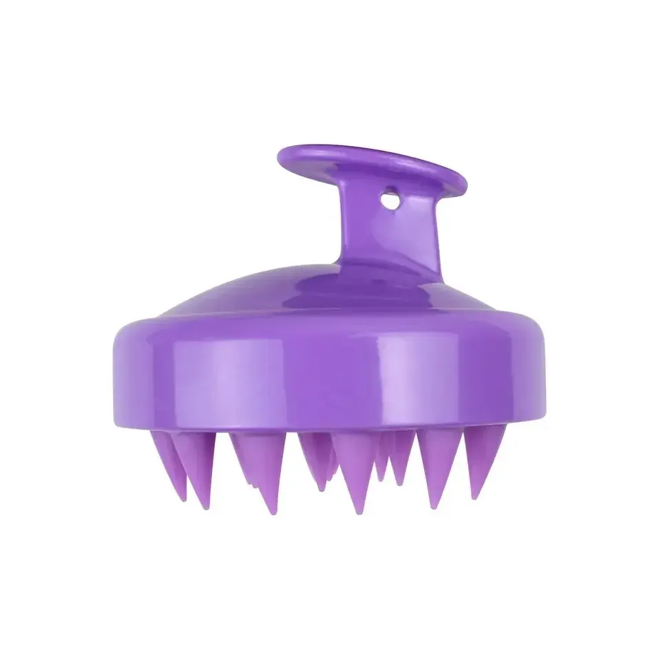 Free Sample Handheld Silicone Scalp Shampoo Massage Brush Washing Shower Hair Scalp Massager Brush Bath Hair Cleaning Brush Comb
