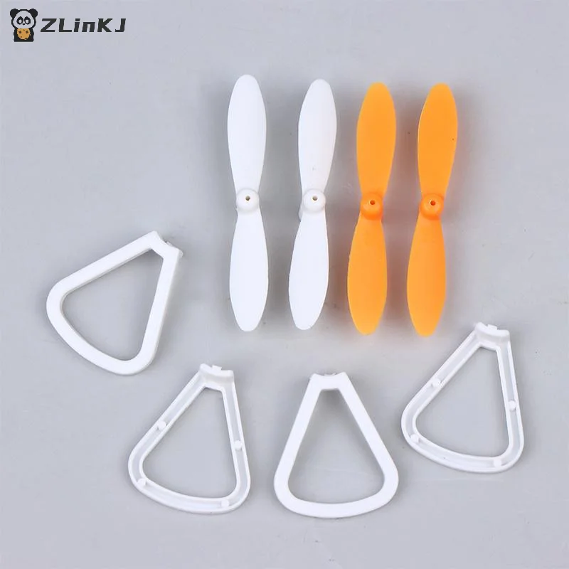 ▶4/8PCS R/C Spare Parts Props Propellers Protectors Rings Guards For H702 RC Drone Remote Control Toy Micro Aircraft Quadcopter