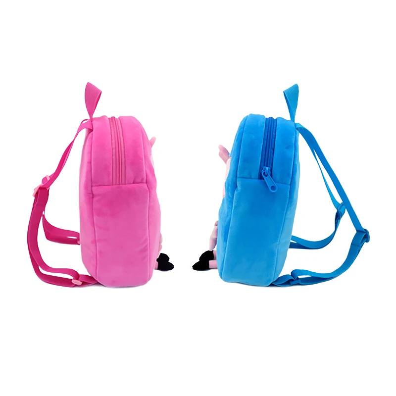 Cartoon Peppa Pig Plush Kindergarten Single Shoulder Bag Backpack Soft Stuffed George Wallet Candy Toys Pink Student Kids Gifts
