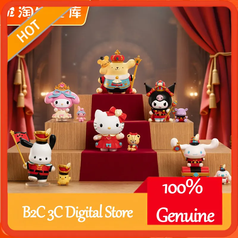 

TOP TOY Sanrio Щелкунчик серии слепая коробка Kuromi Hello Kitty фигурка настольное украшение украшение подарок на день рождения для девочки