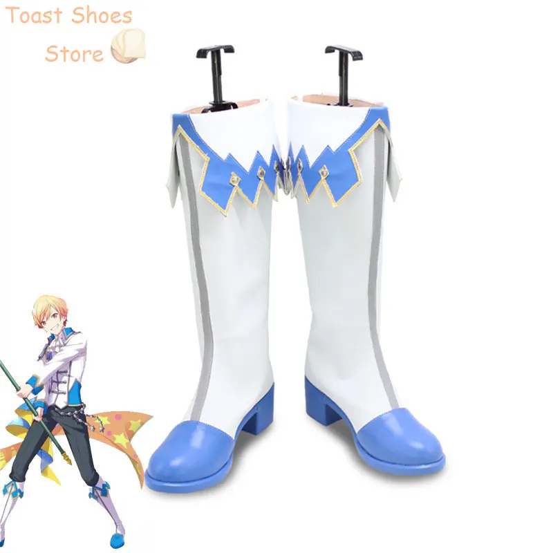 Tenma Tsukasa Cosplay Shoes Game Project Sekai Colorful Stage Cosplay Props PU Shoes Halloween Carnival Boots Costume Prop