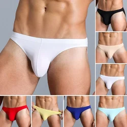 Men's Underwear Briefs Thin Panties For Men Ice Silk Pouch Underwear Briefs Shorts Breathable Quick Dry Lingerie