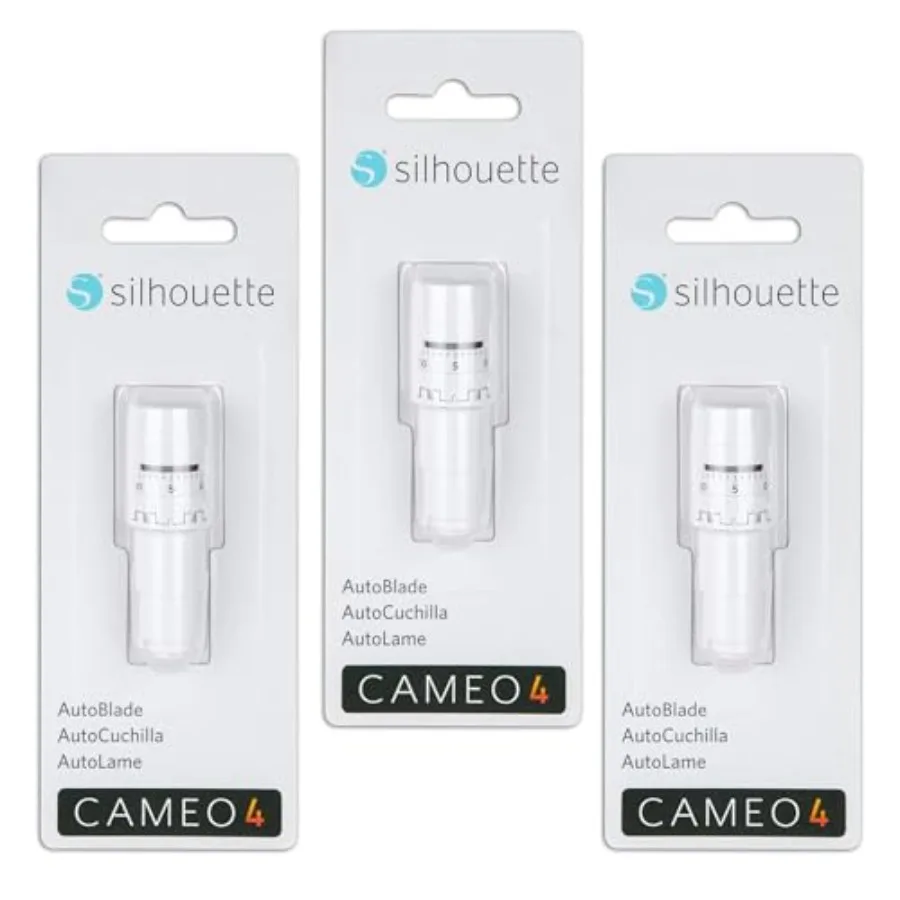 

Набор из 3 высокоточных режущих лезвий Silhouette AutoBlade для Cameo 4 для творческих проектов, DIY-дизайна и домашнего декора