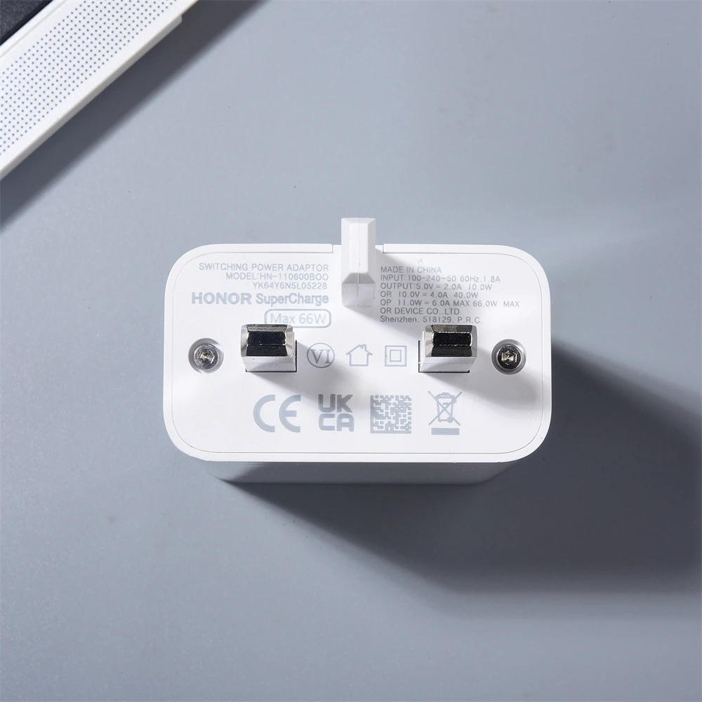 Honor 66 واط SuperCharge المملكة المتحدة التوصيل سريع الطاقة الجدار محول الشحن 6A USB C كابل ل ماجيك 8 7 6 5 4 3 برو V3 X9B X9A X70 X60 90 GT #3