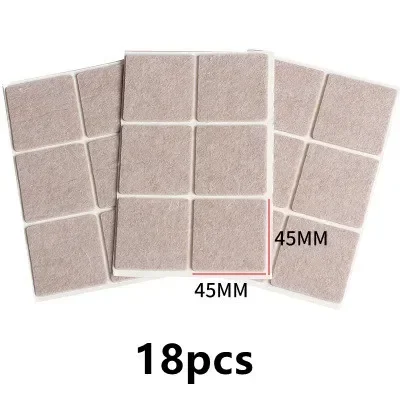 3-72 Stuks Vilt Stoelpoot Pads 3 Mm Dikke Vloer Kras Protector Mat Mute Antislip zelfklevende Diy Meubels Accessoires