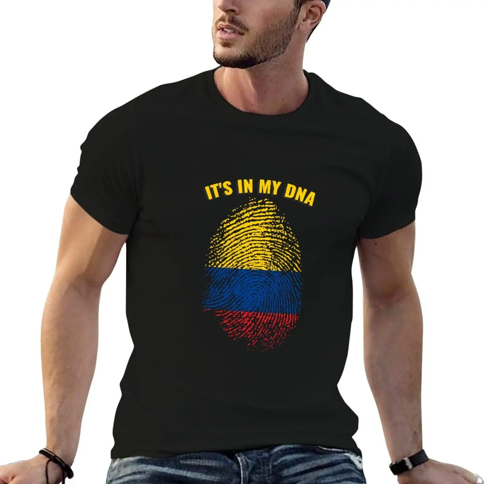 Colombian pride design T-Shirt cotton t shirt pack t shirt man luxury t shirts for man cotton soft T-shirt
