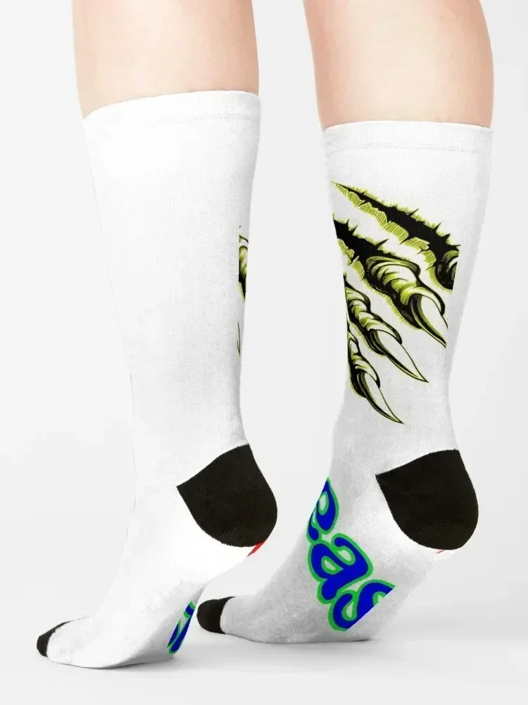 شعار الوحش ، فاني الوحش النمر النمر الجوارب المشي لمسافات طويلة تشغيل شتاء السنة الجديدة النساء الجوارب الرجال فضفاض فاخر رجل الجوارب الرجال المرأة #4