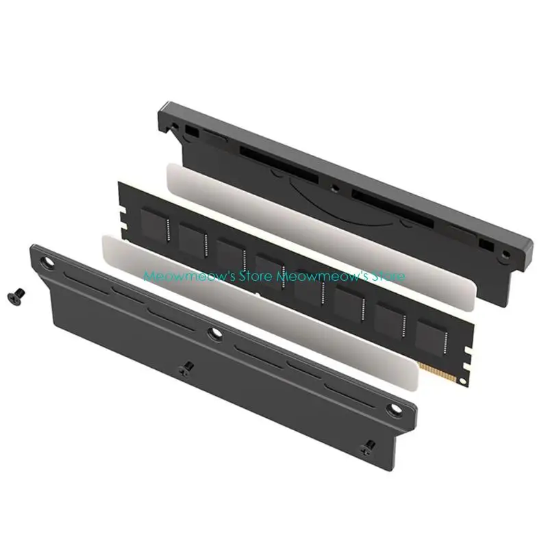 

W91A 140x35x9mm Aluminum Heatsink Cooling Fan for DDR5 DDR4 DDR3 Module Prevent