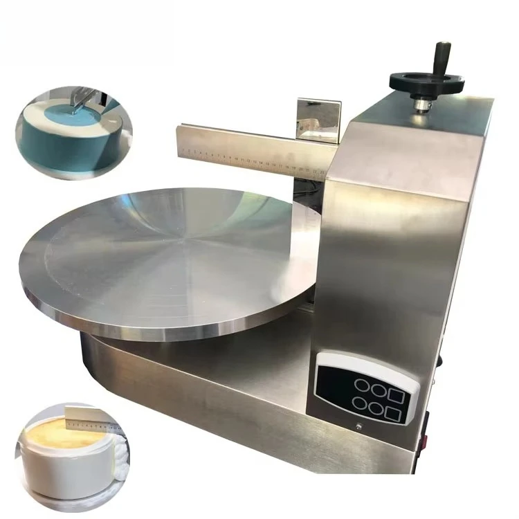 Automatic Cake Icing Machine Wedding Cake Cream Covering Machine Cake Frosting Machine - view 2