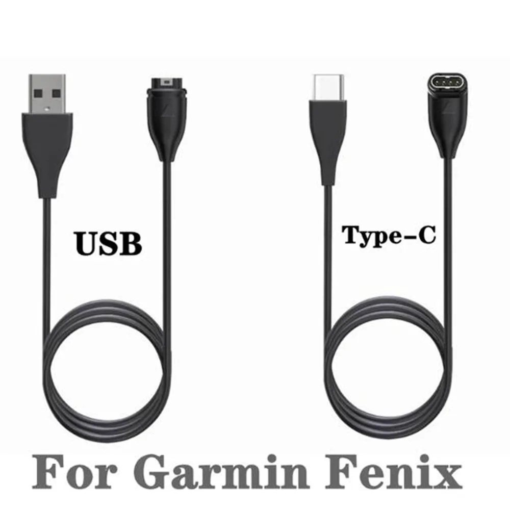 Type C/USB-A Charging Cable Cord for Garmin Venu 2 plus/ Fenix 7S 7X 6S 6X 5S 5X Plus Forerunner 965 945 245 45 Vivoactive 3 4​