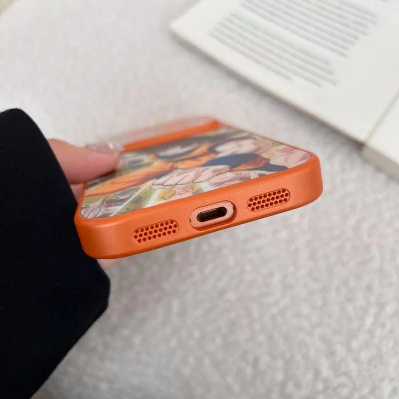 Orange Dragon Ball Son Goku Phone Case for iPhone 17ProMax 13 14 15 16 17 Pro Max Magnetic for Magsafe shockproof Cover Anime view 5