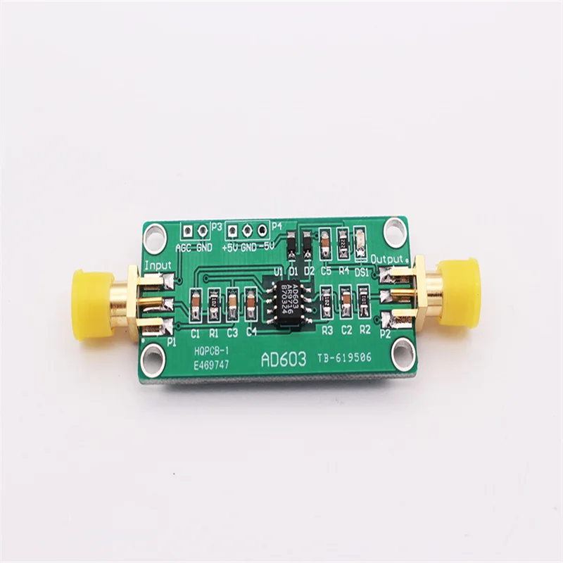 H AD603 Variable Gain Amplifier Module Voltage Control Adjustable 80dB Voltage Amplifier TEST TESTER BOARD