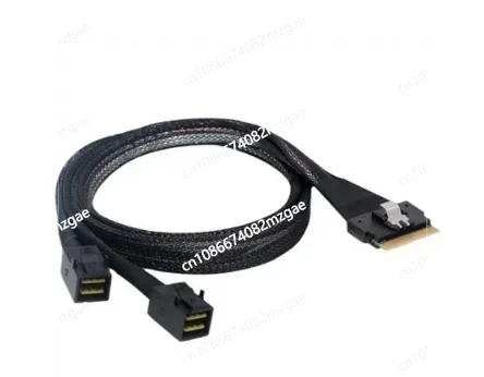 PLX88096 PCIe 4.0 Expansion Card 10-Port SFF-8654 SlimSAS Bifurcation Card No Driver Required