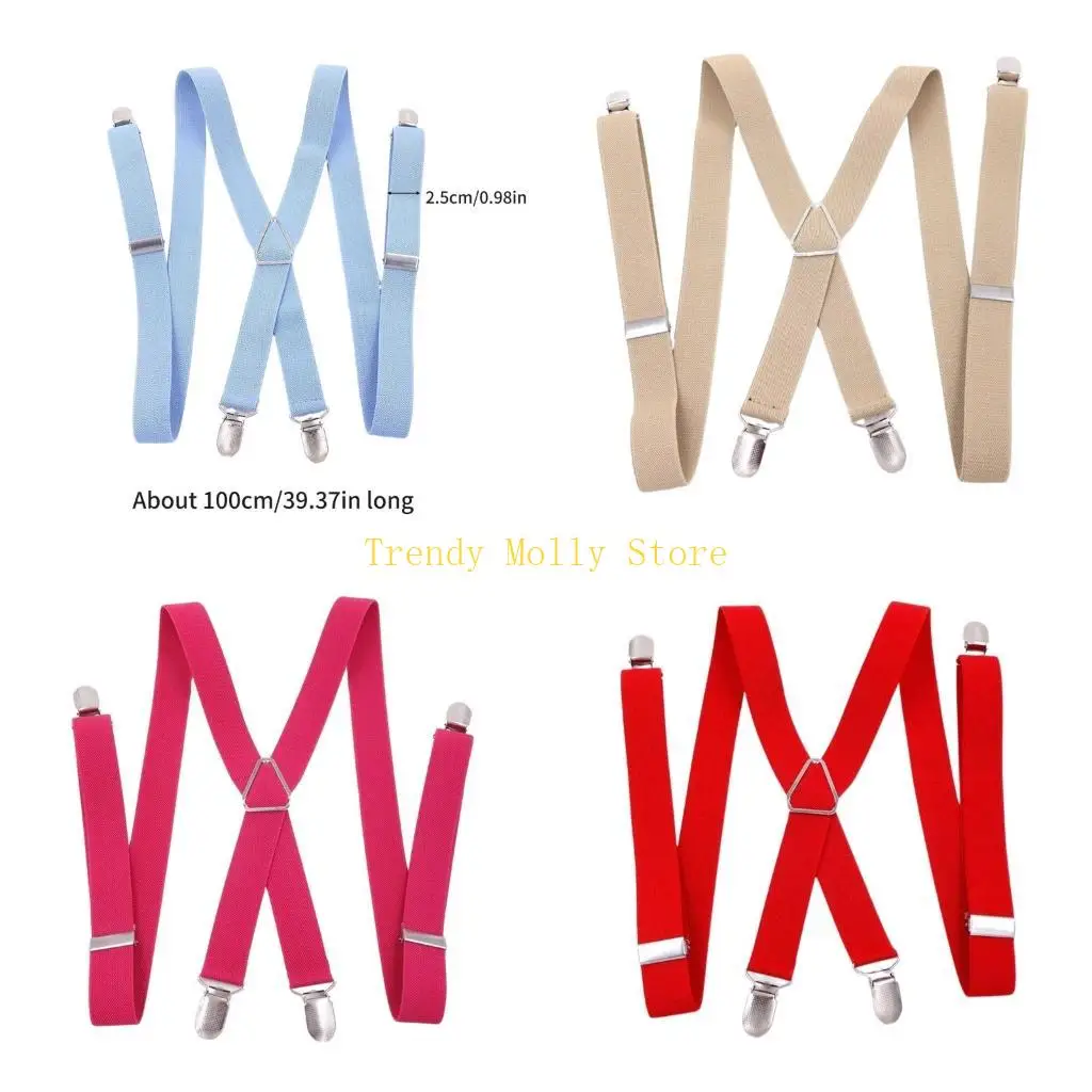 

N5KB 4 Clip-On Suptenders для рубашки для рубашки.