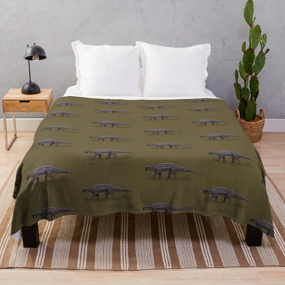 

Ankylosaurus Throw Blanket Luxury Thicken Heavy Fashion Sofas Blankets