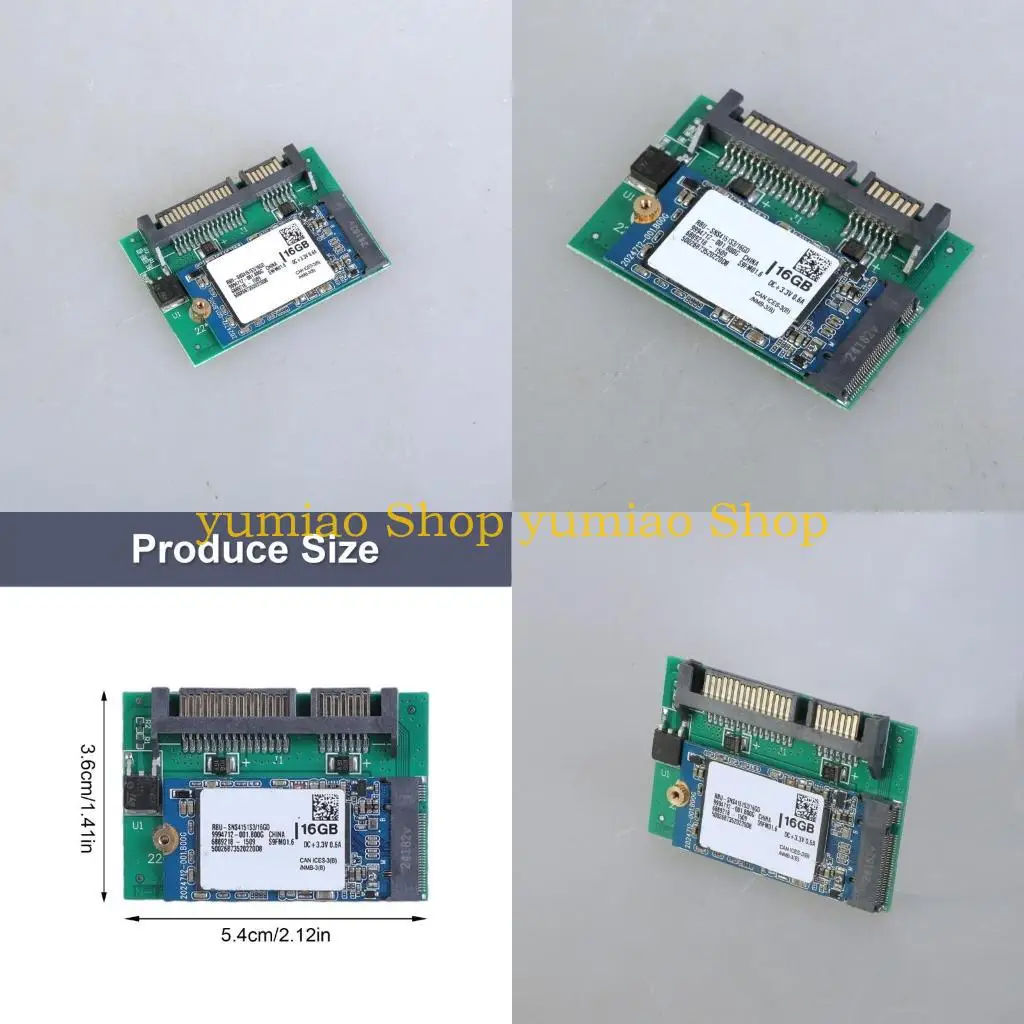 

587B Half-slim SSDs 16G Internal Solid States Drives SSDs 16G Hard Disk 6Gbps for Laptop Computer Hard Drive Disk
