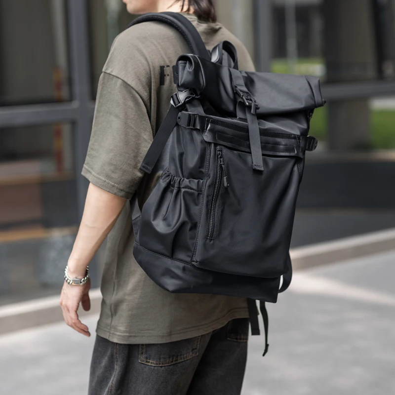 Anti-theft Waterproof  Men's Backpack Commuter  Fashion Design Trendy Oxford  Unisex Urban Knapsack