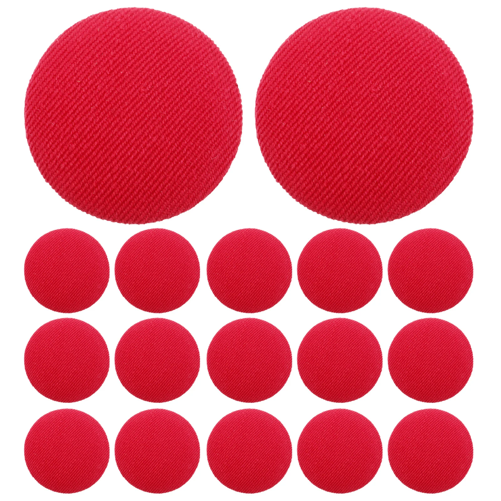 

20Pcs Round Fabric Covered Buttons for Coats Jackets Shirts Fashion Decorative Replacement Buttons for Sewing Craft Daily Use