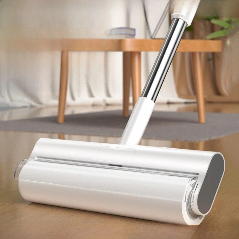 long-pole-sticky-hair-remover-roller-brush-floor-sweeping-dust-cleaning-hair-absorbing-paper-roll-household-cleaning-tool