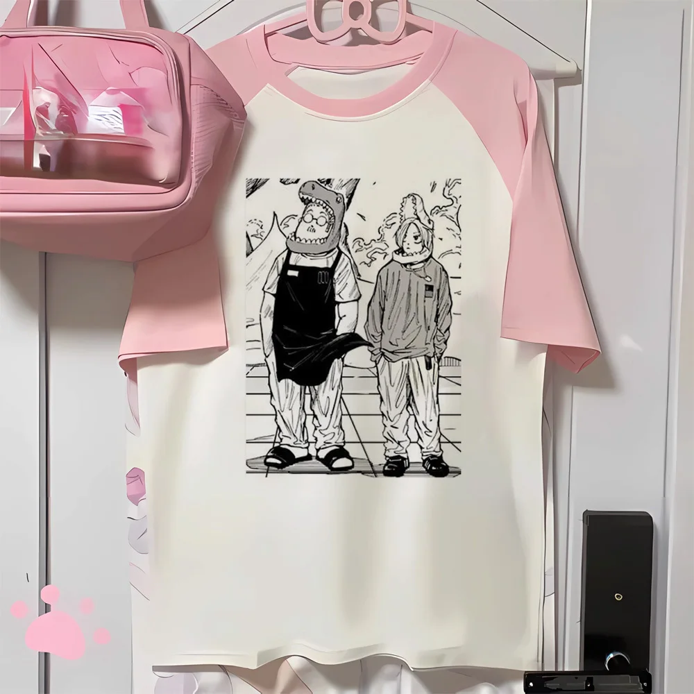 T-shirt SakamPain Dencipour femmes, vêtements kawaii animés, harajuku, culture pop numérique, années
