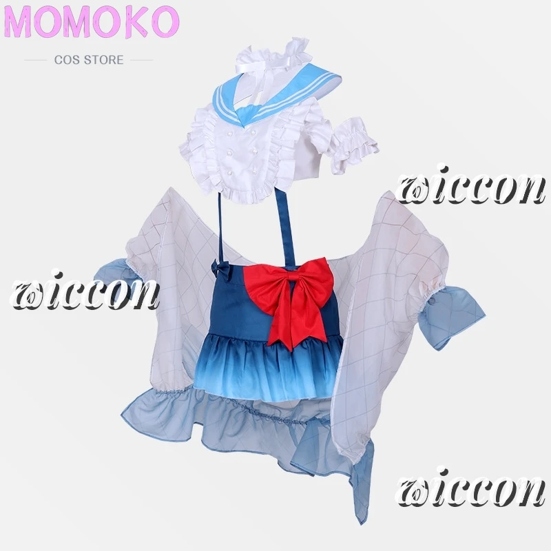 New Miiku Soda Cream Cosplay Costume Fresh and Sweet Girl Role Playing With Hat Halloween Christmas Party Dress For Girl