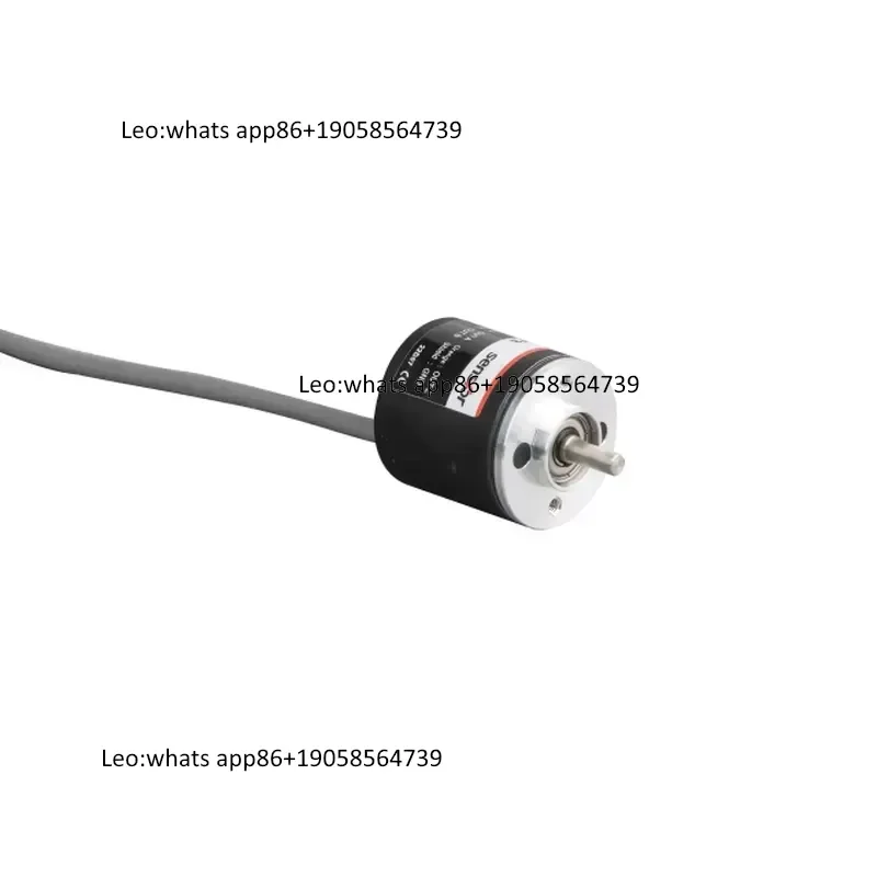 30mm Magnetoelectric Solid Shaft Rotary Encoder 5mm Shaft 50 PPR DC 5V/24V SENSYOR GOS30C RS485 Left-Handed High Precision