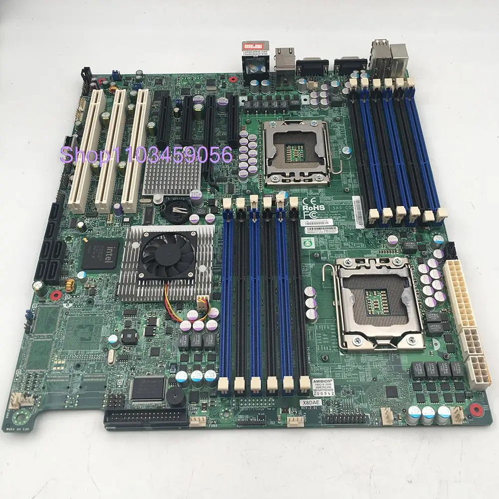 For Supermicro Server Medical Workstation Motherboard Support For Xeon Processor 5600/5500 Series DDR3 SATA2 PCI-E2.0 X8DAE