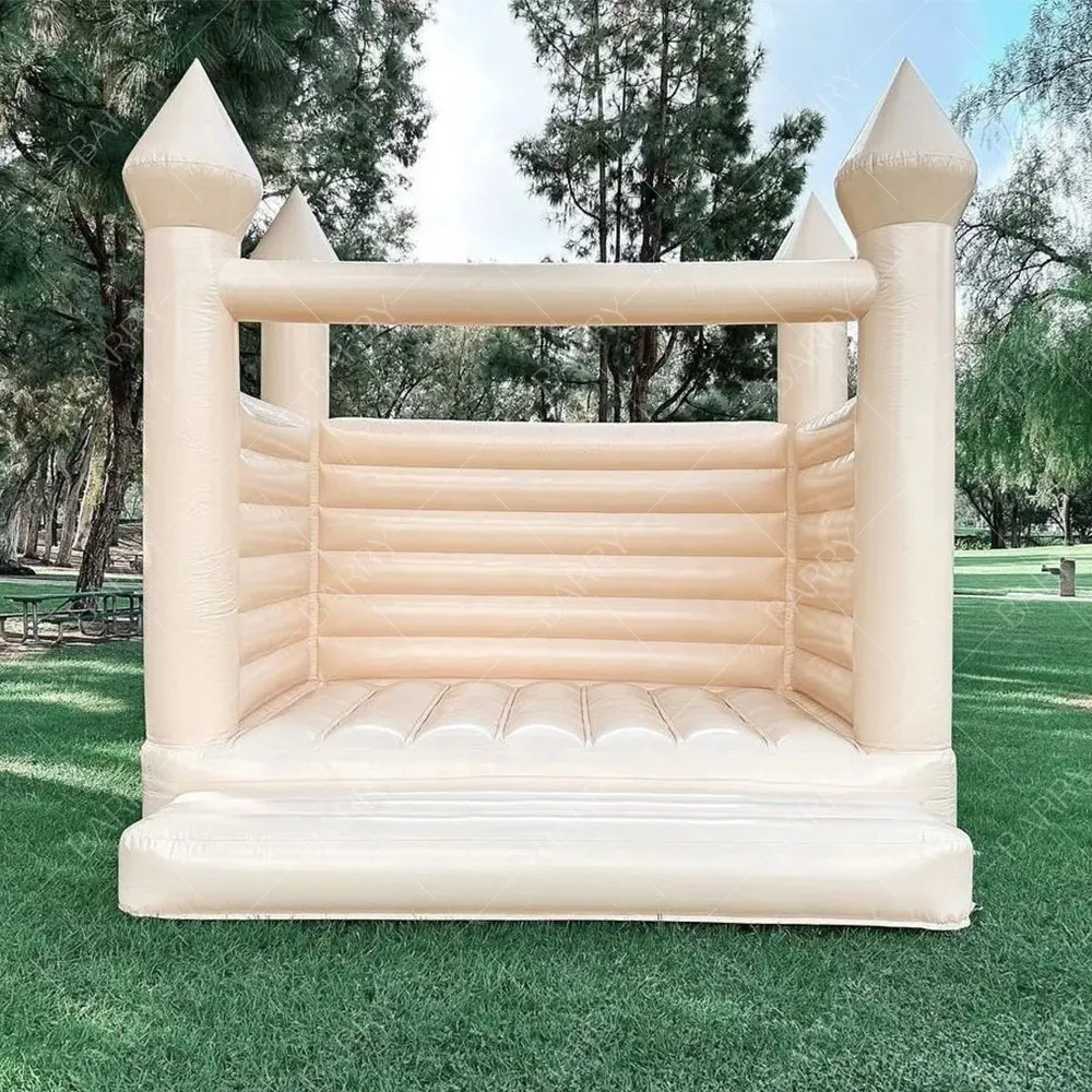 

White PVC Custom Wedding Bouncer Kids Adult Children Outdoor Inflatable Jumping Castle for Party Event Rental