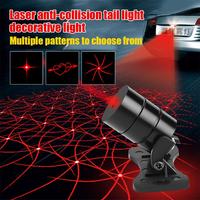 LED Lamp Rearing Warning Light Anti Collision Rear-end Car & Motorcycles Laser Tail Fog Light Auto Brake Parking Set Car Styling