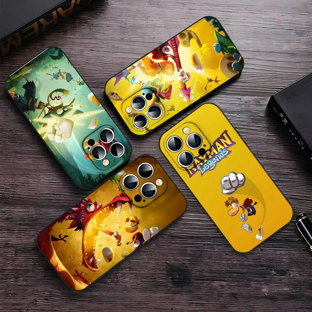 حافظة هاتف Rayman Legends Game ناعمة من مادة TPU صديقة للبشرة لهاتف IPhone 17/16/15/14/13/12/11 Series: PRO، MAX، PLUS، Mini