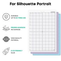 8X12in Cutting Mat for Silhouette Potrait Standard/Light /Strong/Adhesive Cut Mat forSilhouette Potrait Accessories Durable