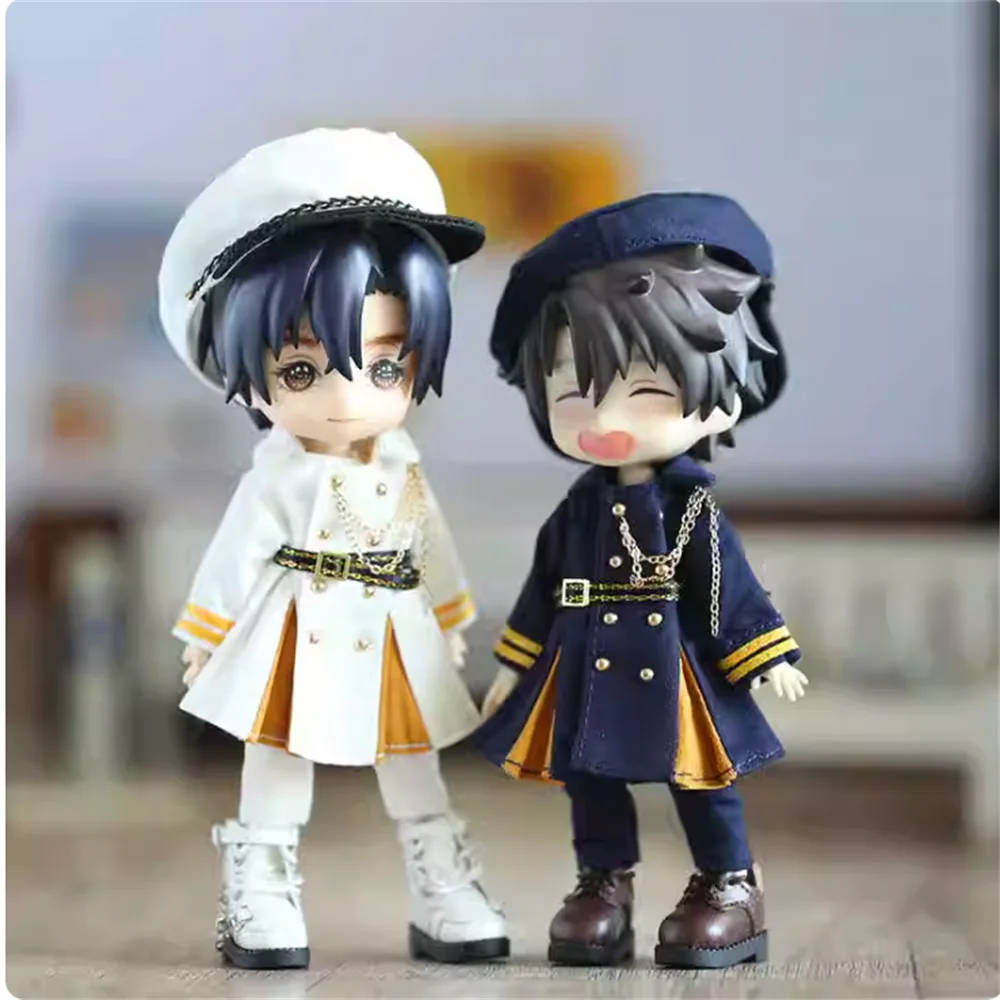 

Snail 1/12 12 Points OB11 Clothes Super Cool Uniform Overcoat Model P9 Molly Body In Stock