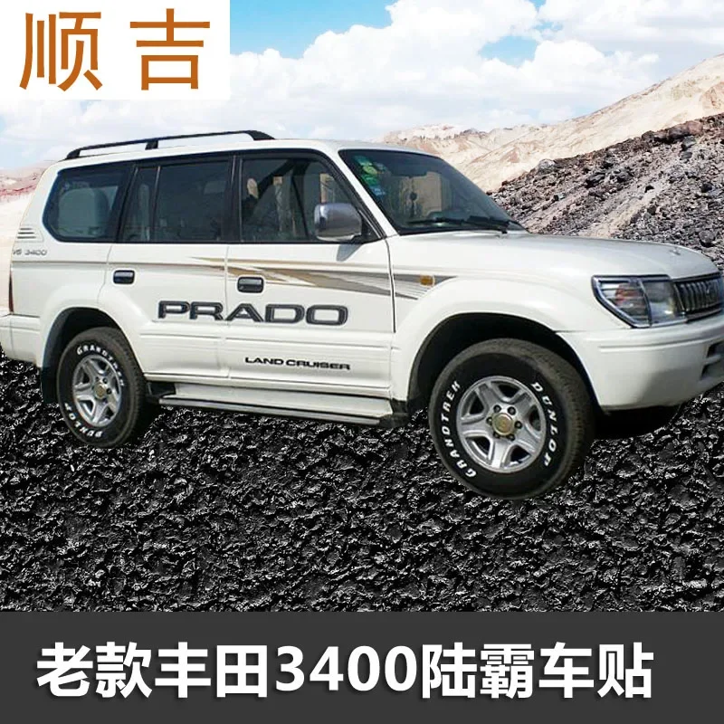 

FOR Toyota Land Cruiser Prado 1998-08 body exterior decoration 4000 lc120 Prado V6 3400 car stickers