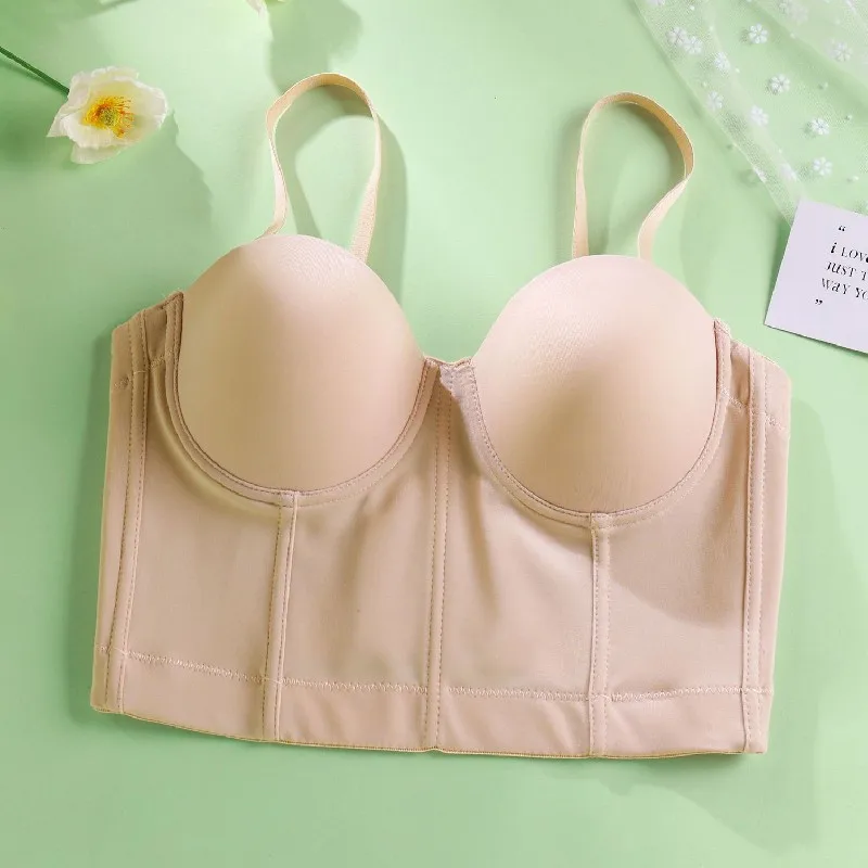 

S-3XL Basic Multi Colorways Women Easy Matching Bustier Plus Size Corset Sexy Cropped Top Vest Plus Size Tank Top Ladies' Corset