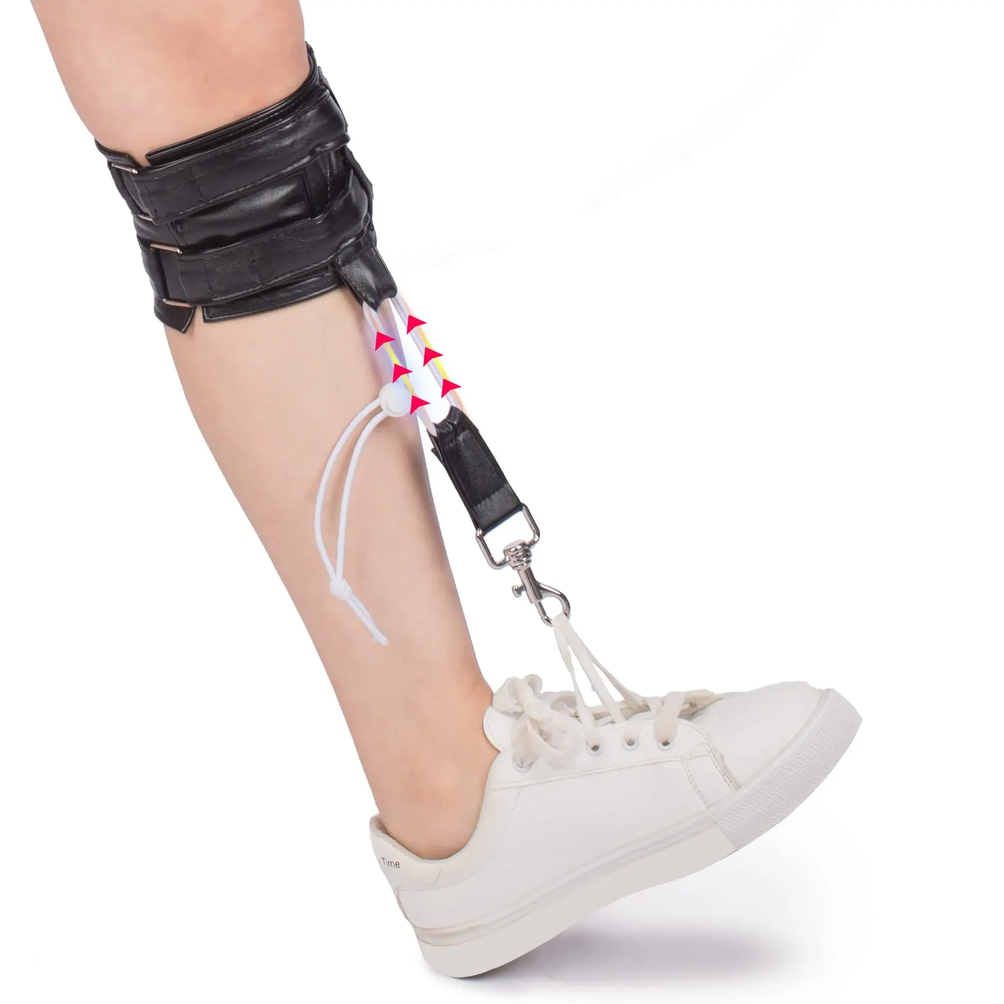 

Tairibousy Brace Adjustable AFO Foot Drop for Walking with Shoes Ankle Orthosis Support for Hemiplegia Stroke