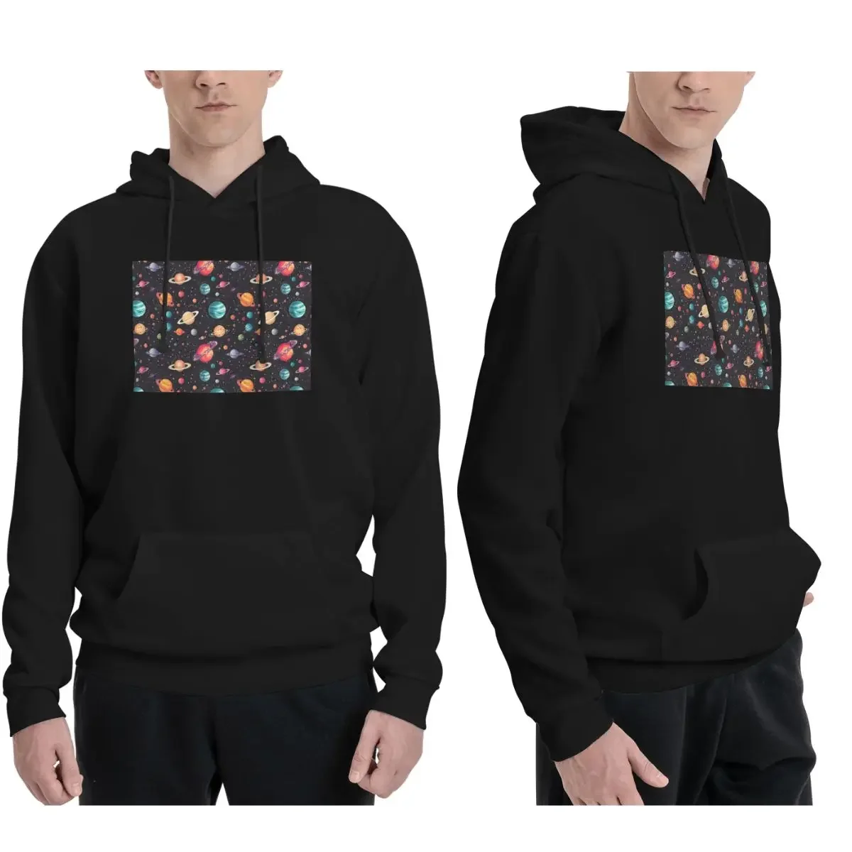 

Solar System Space Planets Universe Hoodies Men's Women Casual Pullover Sweatshirt Harajuku Long Sleeve Clothing Autumn Winter