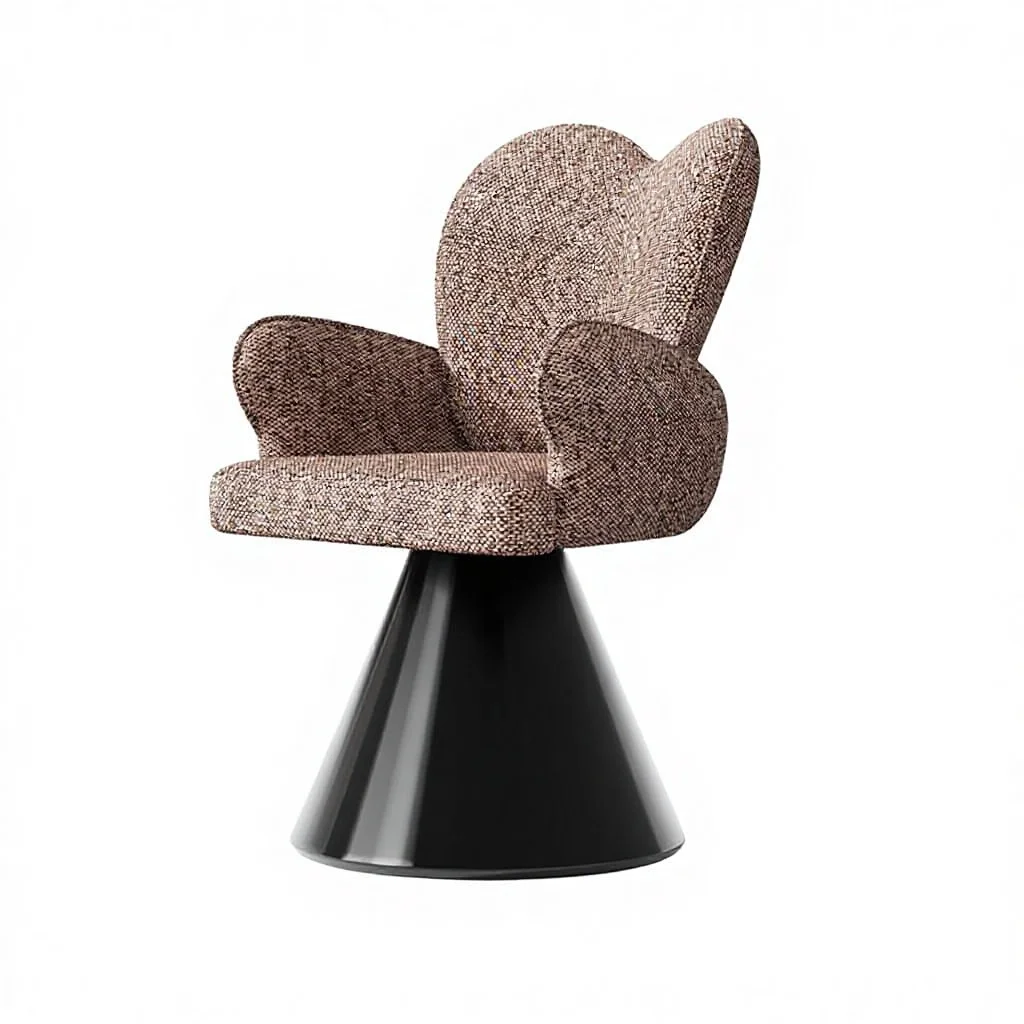 Metal Modern Light Luxury High-End Makeup Chair Stool for Girls' Bedroom Dressing Room Home Furniture