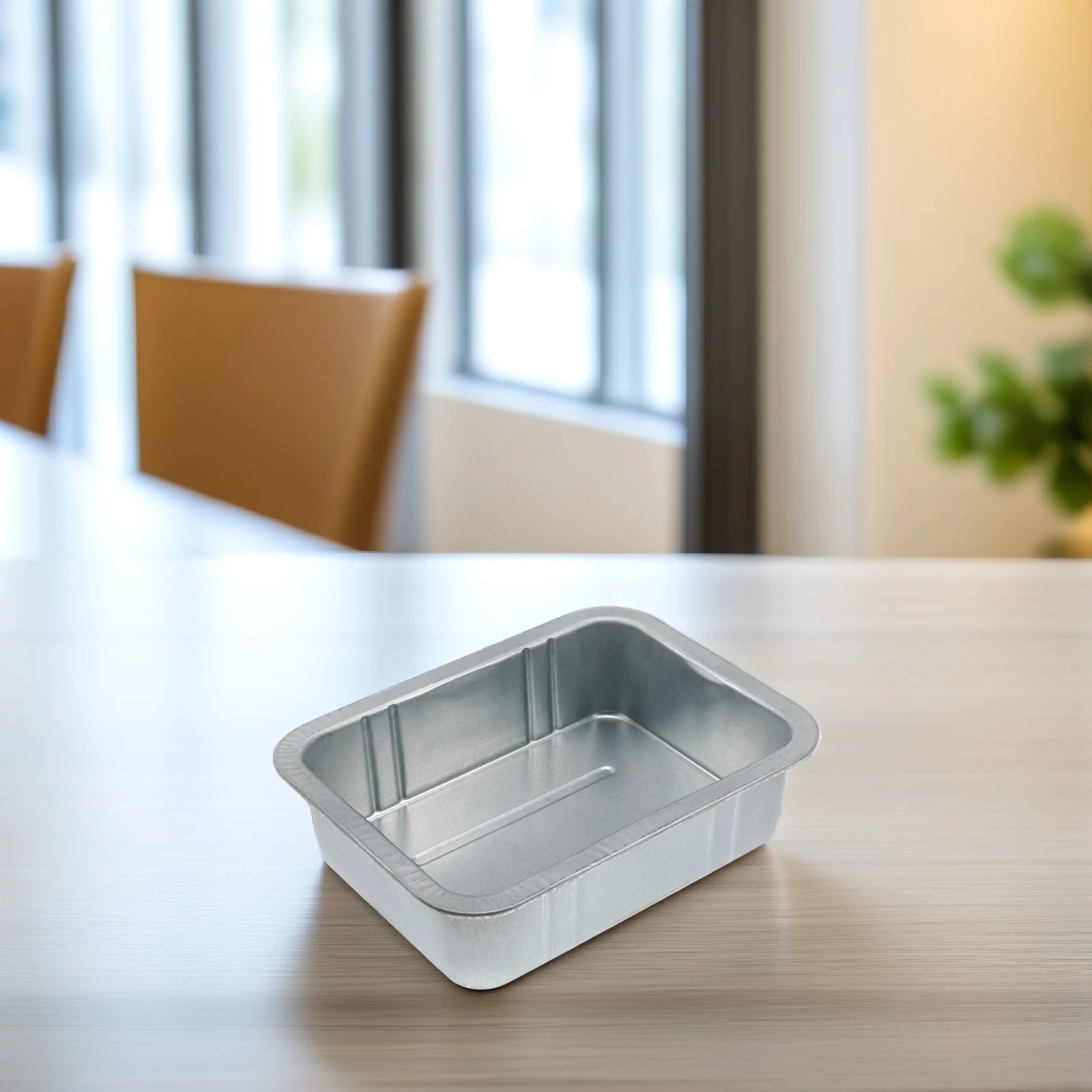 

5L Steel Oil Drain Pan Sturdy Crimped Lip Design 5 Liters Capacity Ideal for Car Repair Shops Silver Oil Drain Pan