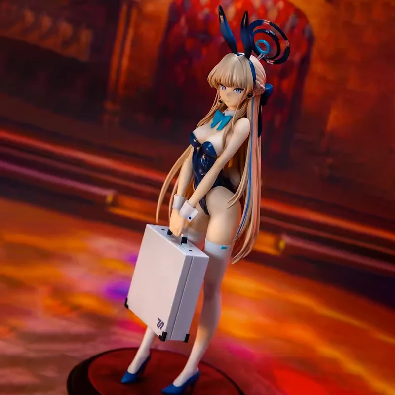 25 سنتيمتر الأزرق الأرشيف مثير أنيمي الشكل Ichinose Asuna الأرنب فتاة عمل الشكل تمثال الكبار نموذج اللعب