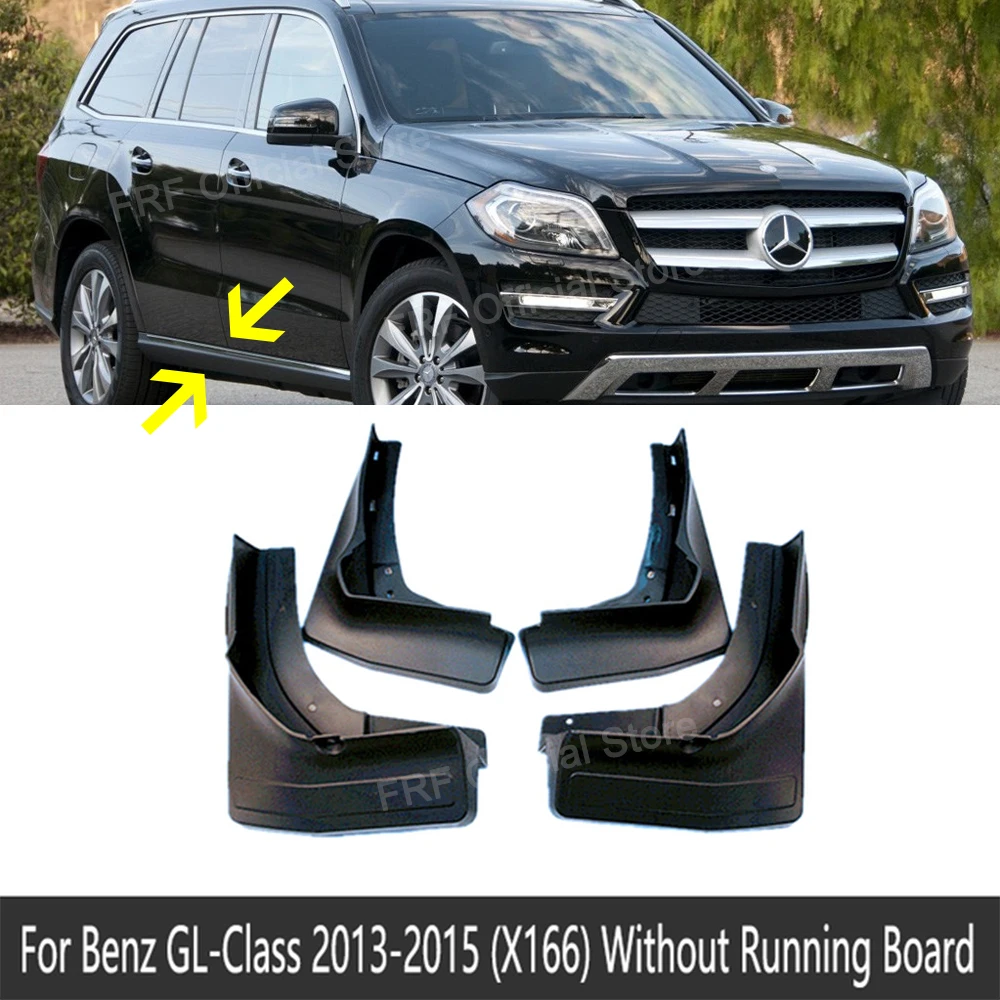 for Mercedes Benz GL 350 GL350 Class X166 2013 2014 2015 Mud Upgrade Anti-splash Mudguard Front Wheel Fender Mudflap Accessories