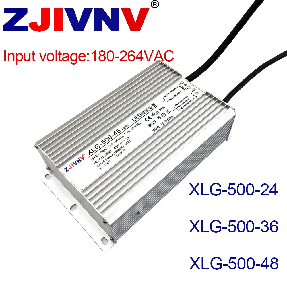 500W Waterproof Outdoor Switching Power Supply AC-DC12V 24V 36V 48V Constant voltage LED Driver Lighting Adapter Transformer