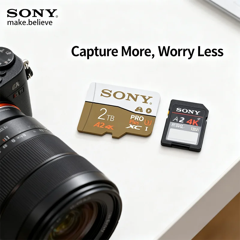 

Sony High Speed SD Card 2TB 1TB 256GB 512GB 128GB Class10 V60 A2 U3 Mini Memory TF Card for PC Switch Micro Card