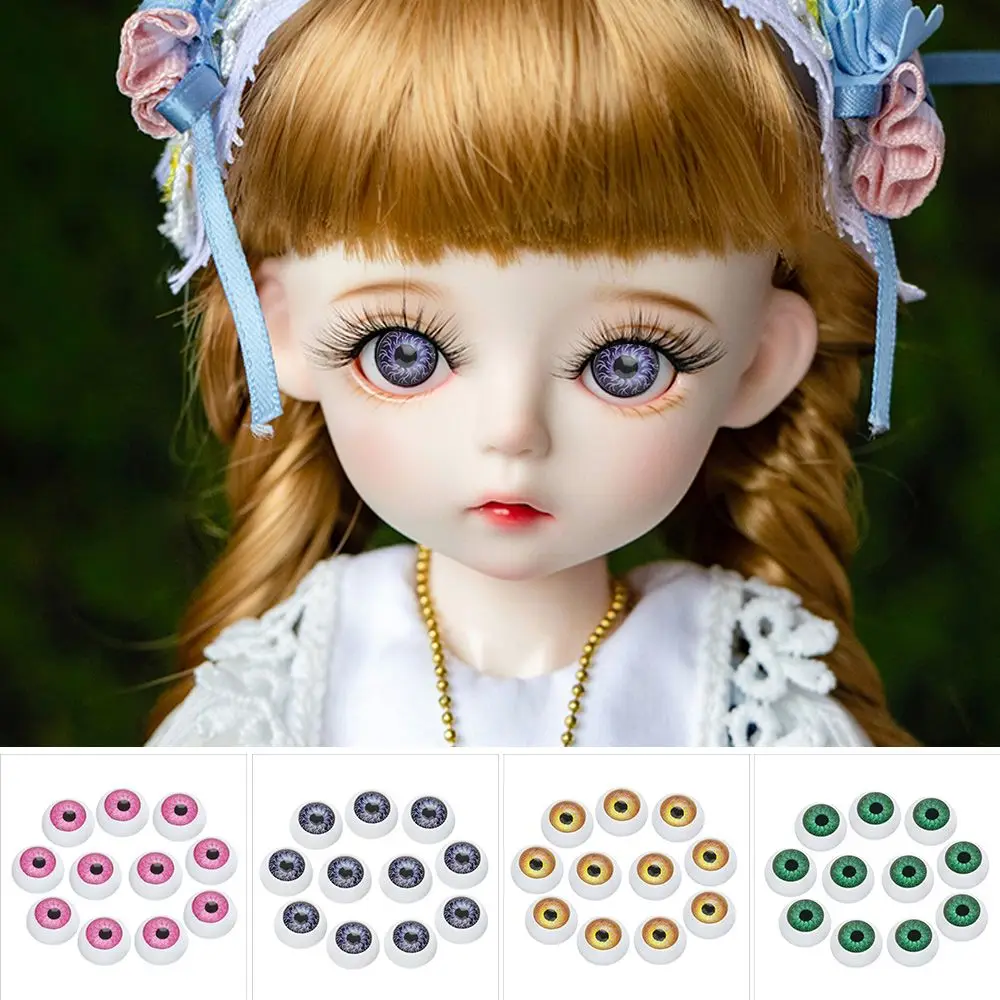 10 قطعة 12/20 مللي متر مضحك دمية بلاستيكية عيون السلامة ل ألعاب حيوانات دمية صنع ديناصور ل Bjd دمية عيون مستديرة DIY بها بنفسك الاكسسوارات الحرفية #5