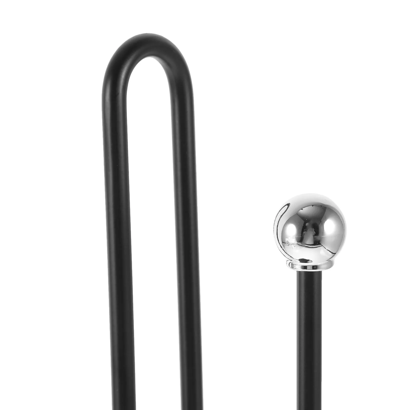 

Sturdy Wrought Iron Vertical Paper Towel Holder Stand For Kitchen Bathroom Black Multipurpose Roll Tissue Rack Farmhouse Decor