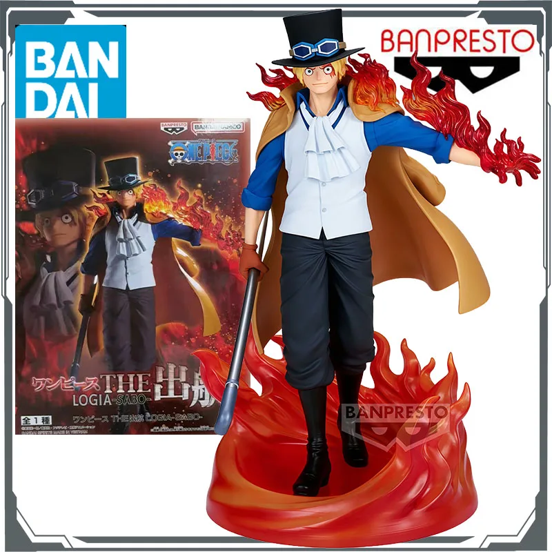 

Bandai оригинальный BANPRESTO Logia-тип-Sabo 170 мм аниме фигурки игрушки для мальчиков Рождественский подарок Коллекционная модель украшения